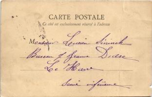 1904 Marius Thé, Roi des Entraineurs / French cyclist, coache. Winner in May 1904 of the Grand Prix ...