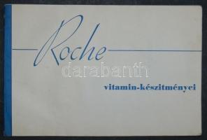 cca 1940 A Roche vitaminkészítmányei 50 oldalas katalógus (elázott)