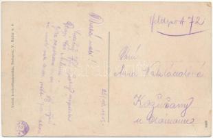 1915 Szatmárnémeti, Szatmár, Satu Mare; Városi színház. Vasúti levelezőlapárusítás / theatre (EK)