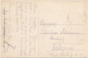 Szatmárnémeti, Szatmár, Satu Mare; Deák tér, Székesegyház, Takarékpénztár, piac. Vasúti levelezőlapá...