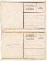 5 db régi képeslap Habsburg uralkodókról: Albert király, III. Károly, Mária Terézia, II. József, I. ...