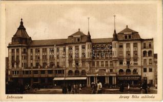 Debrecen, Arany Bika szálloda, Magyar Ruhaipar Garay és Gelber Testvérek üzlete (EK)