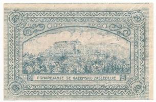 Jugoszlávia / Ljubljana 1919. 20v szükségpénz T:F 
Yugoslavia / Ljubljana 1919. 20 Vinarjev necessi...