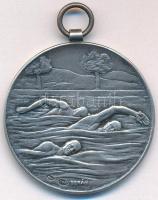 ~1930-1940. "Shell SC - Phöbus O.S.E. Úszóversenye" jelzett Ag sport emlékérem füllel (19,...