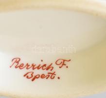 Rerrich F(erenc) Budapest kereskedői jelzéssel ellátott porcelán bögre "Anna" felirattal, ...