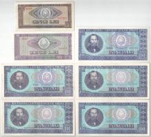 Románia 1966. 5L + 10L + 100L (5x) T:XF-F mind szép papír Romania 1966. 5 Lei + 10 Lei + 100 Lei (5x) C:XF-F all with nice paper