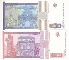 Románia 1992. 5000L + 1994. 10.000L T:UNC,AU Romania 1992. 5000 Lei + 1994. 10.000L C:UNC,AU