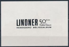 1996/ A11b Millecentenárium Lindner emlékív (15.000) / souvenir sheet