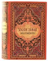 Vajda János költeményei. Bp., 1895, Franklin-Társulat, 1 (hártyapapírral védett címkép) t.+ 480 p. Kiadói rendkívül gazdagon aranyozott, festett egészvászon-kötés, aranyozott lapélekkel. Az elülső kötéstábla alján apró benyomódással; a gerincen minimális kopottsággal; a címkép, a hártyapapír és a címlap kissé foltosak; egyébként kiváló állapotban. Szép, gyűjtői példány!