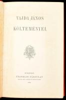 Vajda János költeményei. Bp., 1895, Franklin-Társulat, 1 (hártyapapírral védett címkép) t.+ 480 p. K...