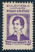 1927 Petőfi emléktábla leleplezés levélzáró