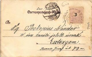 1899 (Vorläufer) Athens. Athenes; general view. litho (EK)