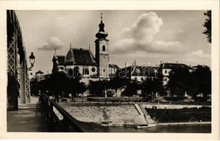 Győr, Karmelita templom, híd