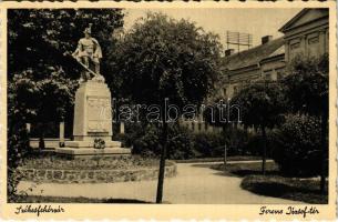 Székesfehérvár, Ferenc József tér, hősök szobra, emlékmű