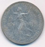 Ausztria 1908. 5K Ag "Ferenc József - Jubileum" T:VF patina Austria 1908. 5 Corona Ag &quo...