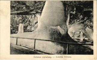 Dobsina, Dobschau; Jégbarlang belső / Eishöhle / ice cave, interior (gyűrődés / crease)