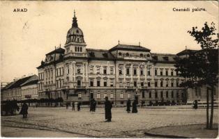 1910 Arad, Arad-Csanádi Egyesült Vasutak palotája / palace of the Arad-Cenad United Railway Company (EB)