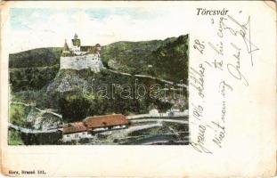 1916 Törcsvár, Törzburg, Bran-Poarta, Bran; vár. Herz kiadása / castle (EB)