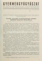 1954-1973 Gyermekgyógyászat folyóirat 20 (V-XXIV.) teljes évfolyama. Félvászon-kötésekben, jó állapo...