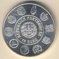 Portugália 2003. 10€ Ag "Nautica" T:BU