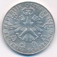 Ausztria 1959. 50Sch Ag "Tirol felszabadulásának 150. évfordulója" T:XF, ph, kis karc
Aus...