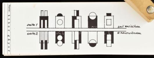 Künstler machen Fahnen für Rottweil (Művészek zászlót készítenek Rottweil városának). Stadtfest Rott...