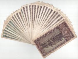 30db-os inflációs pengő bankjegy tétel T:F,VG