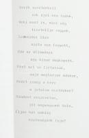 1992 Krónikás ének a BM Híradástechnikai Szolgálat titkárságáról. Humoros belső kiadvány, zsinórfűzé...