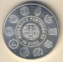 Portugália 2003. 10€ Ag "Nautica" T:BU
