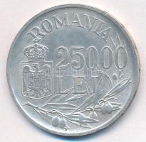 Románia 1946. 25.000L Ag "I. Mihály" T:AU apró ph
Romania 1946. 25.000 Lei Ag "Mihai...