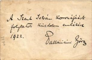 1922 Habsburg Ottó / Kronprinz Franz Joseph Otto / Crown Prince Otto von Habsburg (non PC) (EB)