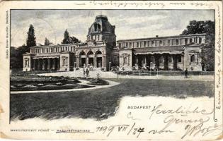 1899 (Vorläufer) Budapest XIII. Margitszigeti fürdő (EB)