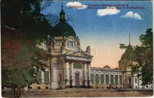 1917 Budapest XIV. Városliget, Széchenyi artézi fürdő (fa)