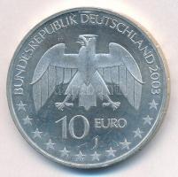 Németország 2003J 10E Ag "Justus von Liebig" T:AU kis ph, karc
Germany 2003J 10 Euro Ag &...