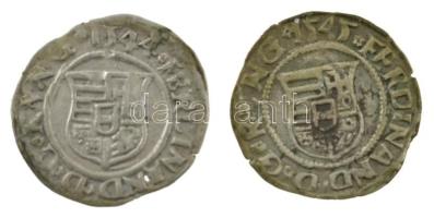 1544K-B Denár Ag "I. Ferdinánd" (0,40g) + 1545K-B Denár Ag "I. Ferdinánd" (0,50g...
