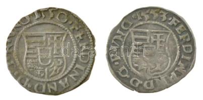 1550K-B Denár Ag "I. Ferdinánd" (0,54g) + 1553K-B Denár Ag "I. Ferdinánd" (0,42g...