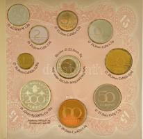 1998. 50f-200Ft (10xklf) forgalmi sor + 1998. 100Ft alpakka "1848-1849. Szabadságharc 150. évfordulójára", dísztokban, belső borító ragasztása kissé elengedett T:PP patina Adamo FO31.1