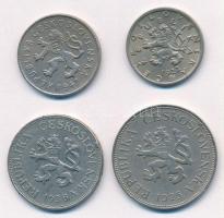 Csehszlovákia 1922. 50h Cu-Ni + 1925. 5K Cu-Ni + 1938. 5K Ni + 1947. 2K Cu-Ni T:AU,XF
Czechoslovaki...