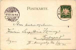 1897 (Vorläufer!) München, Munich; In der Frauenkirche. Velten's Künstlerpostkarte No. 91. lith...