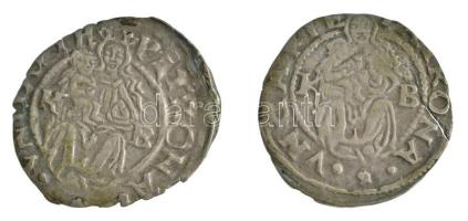 1554K-B Denár Ag "I. Ferdinánd" (0,44g) + 1557K-B Denár Ag "I. Ferdinánd" (0,36g...