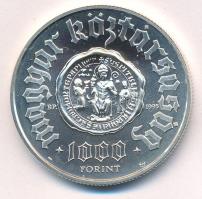 1995. 1000Ft Ag "Pannonhalma 996-1996" kapszulában T:BU Adamo EM140