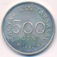1992. 500Ft Ag "Károly Róbert" T:BU Adamo EM123