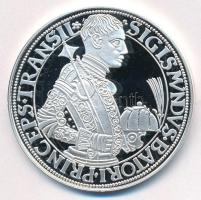 DN "Magyar tallérok utánveretben - Báthory Zsigmond tallérja 1589" Ag emlékérem, tanúsítvá...