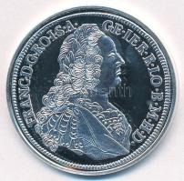 DN "Magyar tallérok utánveretben - Lotharingiai Ferenc tallérja 1753" Ag emlékérem tanúsít...