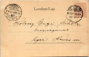 1899 (Vorläufer) Kolozsvár, Cluj; Fő tér keleti oldala, Stein Bertalan, Szele Márton üzlete. Kováts ...