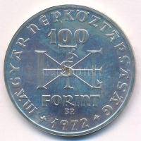 1972. 100Ft Ag "Szent István" T:BU Adamo EM39