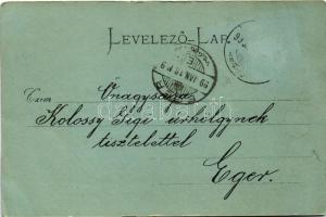 1899 (Vorläufer) Miskolc, A hámori tó (EK)