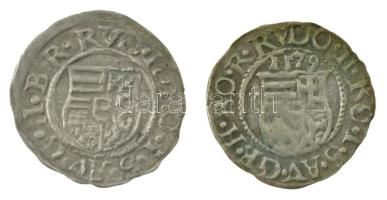 1579K-B Denár Ag "Rudolf" (2xklf) (0,62g, 0,48g) T:XF,VF patina Hungary 1579K-B Denar Ag &...