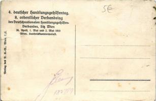 Alldeutschland Heil! Deutschnationaler Handlungsgehilfenverband Sitz Wien-Hamburg. 4. deutscher Hand...