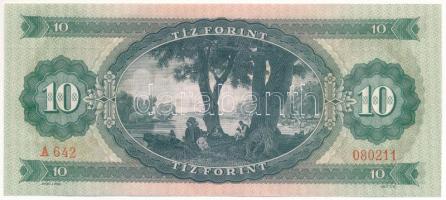 1969. 10Ft papírránccal, kissé eltolódott nyomattal T:UNC,AU két apró tintapötty az egyik szélen
Ad...